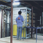 真空镀钛金生产车间