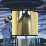 真空镀钛金生产车间